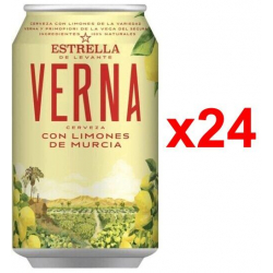 Chollo - Estrella Levante Verna Limón Lata 33cl (Pack de 24)