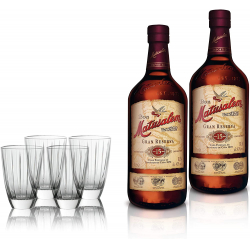 Chollo - Ron Matusalem A&ntilde;ejo Gran Reserva 15 A&ntilde;os 70cl &lpar;Pack de 2&rpar; &plus; 4 Vasos Exclusivos