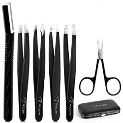 Chollo - Estuche Bestope 4 Pinzas &plus; Tijeras &plus; Cepillo depilador