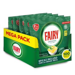 Chollo - Fairy Original All in One Lim&oacute;n 20 c&aacute;psulas &lpar;Pack de 5&rpar;