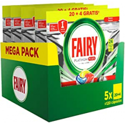 Chollo - Fairy Platinum Plus All in One Limón Pack Pack 5x 24 cápsulas