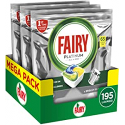 Chollo - Fairy Platinum Plus All in One Limón Pack 3x 65 pastillas