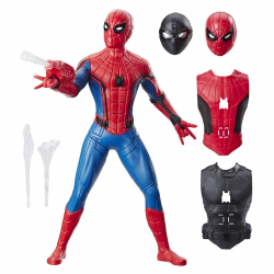 Chollo - Figura Spiderman con Traje Lanzaredes y Sonidos (33cm)