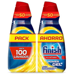 Chollo - Finish Power Gel All in 1 Max Lim&oacute;n 50 lavados &lpar;Pack de 2&rpar;