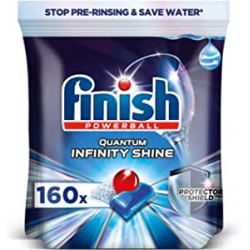 Chollo - Finish Powerball Quantum Infinity Shine Pastillas para lavavajillas 160x