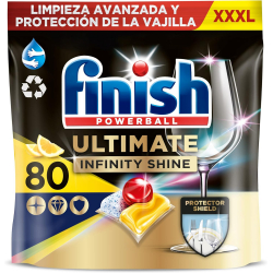 Chollo - Finish Powerball Ultimate Infinity Shine Limón 80 pastillas