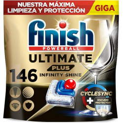 Finish Ultimate Plus Infinity Shine 73 pastillas (Pack de 2)
