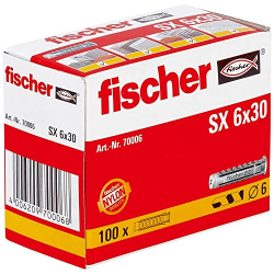 Chollo - fischer Nylon SX 6x30 Caja 100 unidades