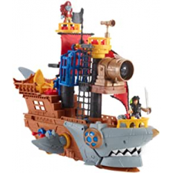 Chollo - Fisher-Price Imaginext Barco Pirata-Tibur&oacute;n &vert; Mattel DHH61