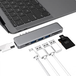 Chollo - ‎Floomp Hub USB-C 7 en 2 para MacBook Pro/Air
