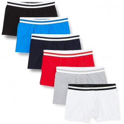 Chollo - FM London Fitted Boxer Hipsters (Pack de 6)