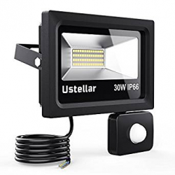 Foco LED con sensor de movimiento Ustellar (30W/2400Lm)