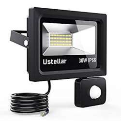 Chollo - Foco LED con sensor de movimiento Ustellar &lpar;30W&sol;2400Lm&rpar;