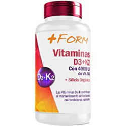 +Form Vitamina D3 + K2 90 cápsulas