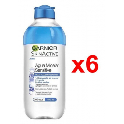 Chollo - Garnier Skin Active Agua Micelar Sensitive 400ml (Pack de 6)