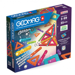 Chollo - Geomag Classic Glitter Panels Recycled 35 pcs | Toy Partner 535