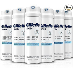 Gillette Skin Ultra Sensitive Gel de Afeitar 200ml (Pack de 6)