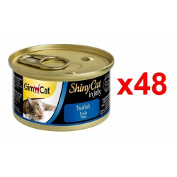 Chollo - GimCat ShinyCat in Jelly Atún 70g (Pack de 48)