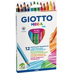 Chollo - Giotto Mega Tri Lápices de Colores 12uds