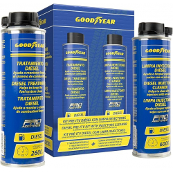 Goodyear Kit Pre-ITV Diesel con Limpia Inyectores 300+300ml