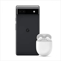 Chollo - Google Pixel 6a 6GB 128GB Charcoal + Pixel Buds A-Series Clearly White Bundle
