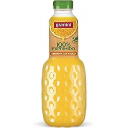 Chollo - granini 100% Exprimido Con Pulpa Naranja 1L