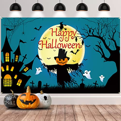 Chollo - GRESATEK Banner «Happy Halloween» 185x110cm