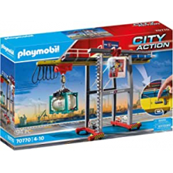 Chollo - Grúa con Contenedores | Playmobil City Action 70770
