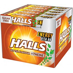 Chollo - Halls Energy Ice Tea 32g (Pack de 20)
