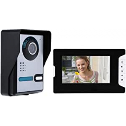 Chollo - HAOTING 7" Color TFT LCD 4-Line Video Door Phone