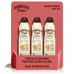 Chollo - Hawaiian Tropic Bruma Silk Hydration Air Soft SPF30 177ml (Pack de 3)