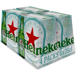 Chollo - Heineken Silver Botella 25cl (Pack de 24)