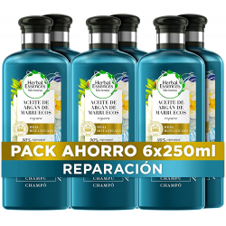 Chollo - Herbal Essences bio:renew Aceite de Argán de Marruecos Champú 250ml (Pack de 6)