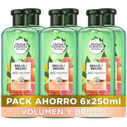 Chollo - Herbal Essences Bio:Renew Champú Brillo Pomelo Blanco 250ml (Pack de 6)