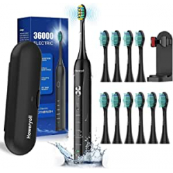 Chollo - Howeryoll S53 Cepillo de Dientes S&oacute;nico &plus; 10 Cabezales &plus; Soporte &vert; 36000