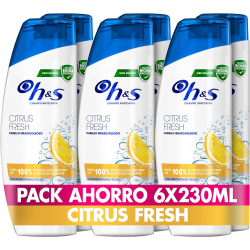 Chollo - H&S Citrus Fresh Champú Anticaspa 230ml (Pack de 6)