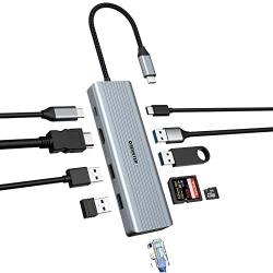 OBERSTER Hub USB-C 10 en 1