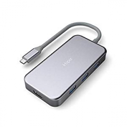 Hub USB-C iHaper 6 en 1 con Power Delivery (C002)