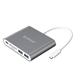 Hub USB-C Orico 5 en 1 con Power Delivery (RCC2A)