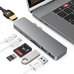 Chollo - Vistreck Hub USB-C 7 en 2 para MacBook Pro/Air