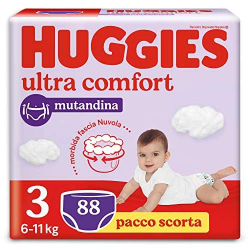 Chollo - Huggies Pañales Ultra Comfort Disney Talla 3 (6-11kg) 44 unidades (Pack de 2)