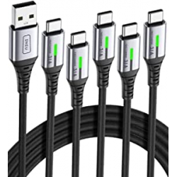Chollo - INIU DI-D5C Cables USB-C 3.1A (Pack de 5)