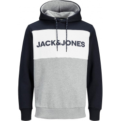 Chollo - Jack & Jones Colour Block Logo Hoodie | 12172344_2078_775644
