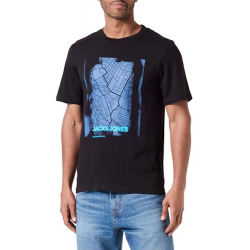 Chollo - Jack & Jones City Map Crew Neck T-Shirt &vert; 12256172&lowbar;2161