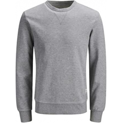 Chollo - Jack & Jones Jjebasic Crew Neck Noos Light Grey &vert; 12181903