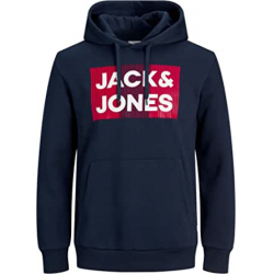 Chollo - Jack & Jones Jjecorp Logo Sweat Hood | 12152840 Navy Blue