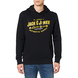 Jack & Jones Logo Hoodie Hombre | 12189736