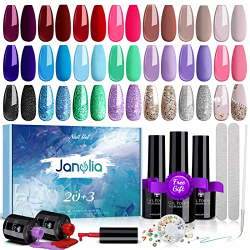 Chollo - 20 Colores Kit de Esmaltes de Uñas Brillante y Mate con accesorios