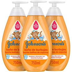 Chollo - Johnson's Baby Baño de Burbujas para Niños 750ml (Pack de 3)