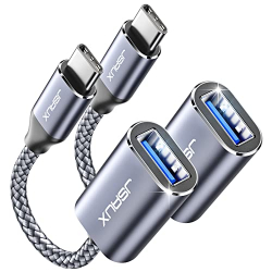 Chollo - JSAUX USB-C to USB 3&period;0 OTG Cable &lpar;Pack de 2&rpar; &vert; CD0019